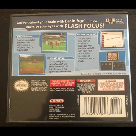 Nintendo DS game - Flash Focus - Picture 2 of 3